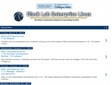 Tablet Screenshot of blacklablinux.org